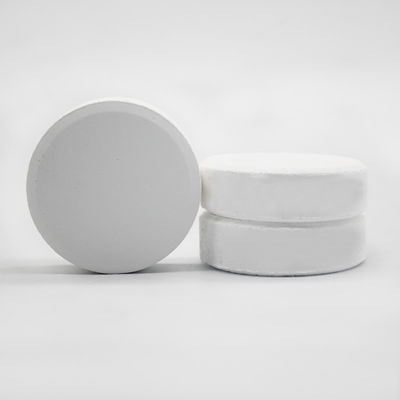 tabletas del cloro de 1.2g/100mL Cas 87-90-1 TCCA para sobre las piscinas de tierra