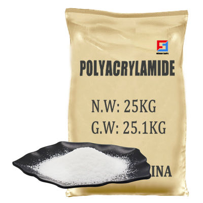 9003-05-8 polvo aniónico del floculante de la poliacrilamida para el tratamiento de aguas residuales de la fabricación de papel