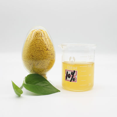 Cloruro de aluminio polivinílico amarillo claro de AL2O3 el 31% PAC para el agua potable