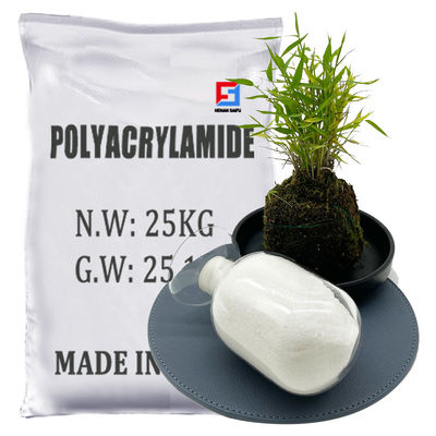 Polvo blanco del floculante aniónico de la poliacrilamida para el tratamiento de aguas residuales minero