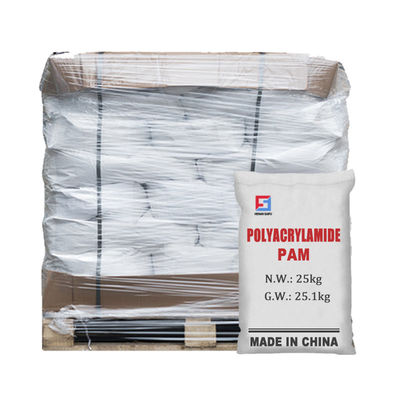 Polvo blanco del floculante catiónico de la poliacrilamida CPAM para la fabricación de papel