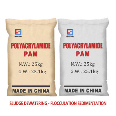 Poliacrilamida APAM del grado del polímero soluble en agua químico industrial del floculante aniónica